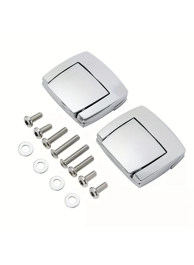 Chrome Motorcycle Luggage Lock Detachable Strap For Harley FLHTC FLHTCU FLHTP FLHTK - Image 4